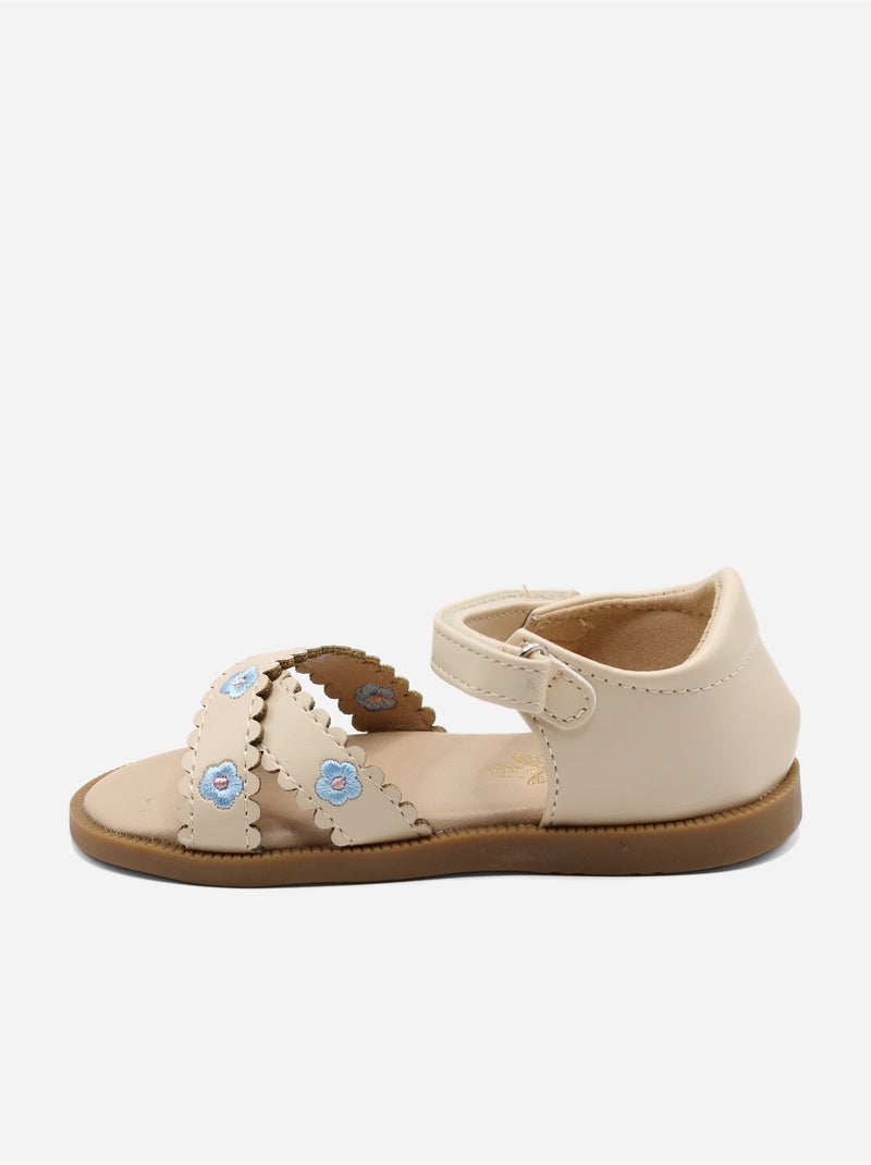 Sandalias para ponerse - Doremi Beige - Kiabi