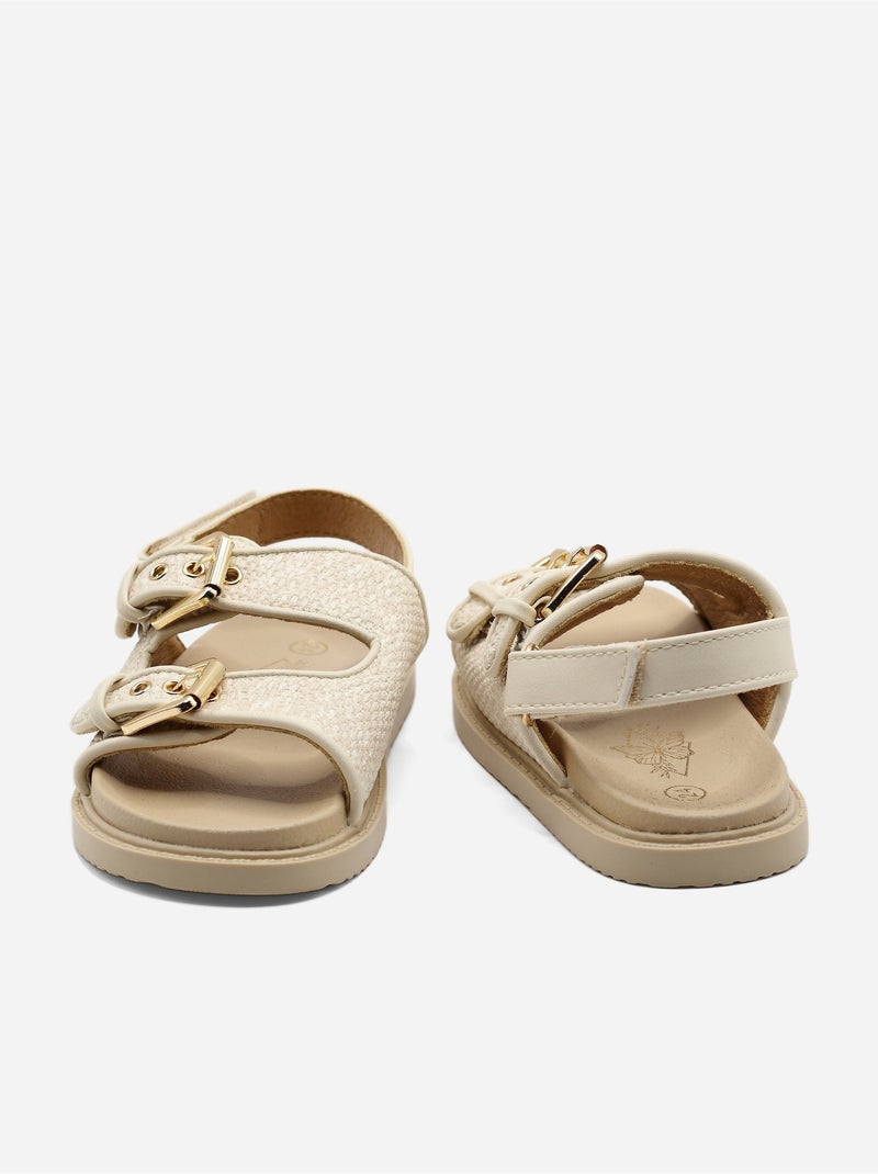 Sandalias para ponerse - Doremi Beige - Kiabi