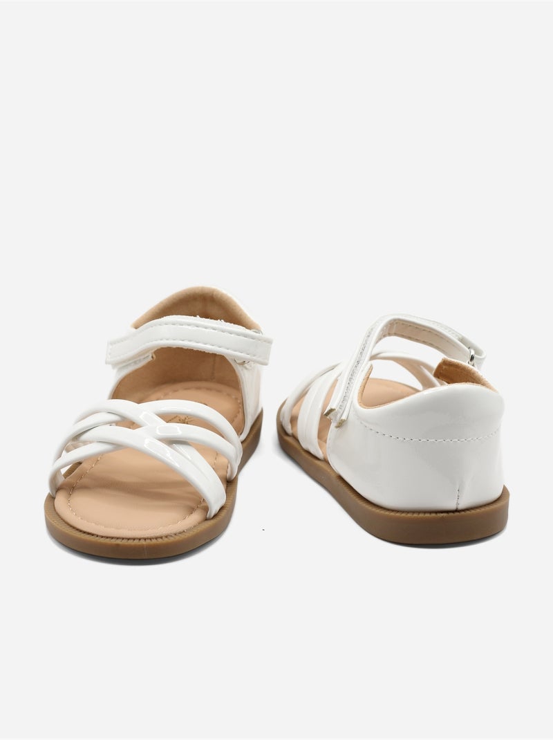 Sandalias para ponerse - Doremi Blanco - Kiabi