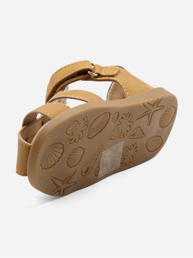 Sandalias para ponerse - Doremi Camel - Kiabi