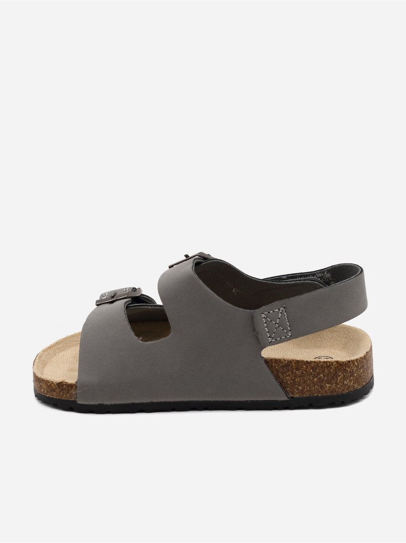 Sandalias para ponerse - Doremi Gris - Kiabi