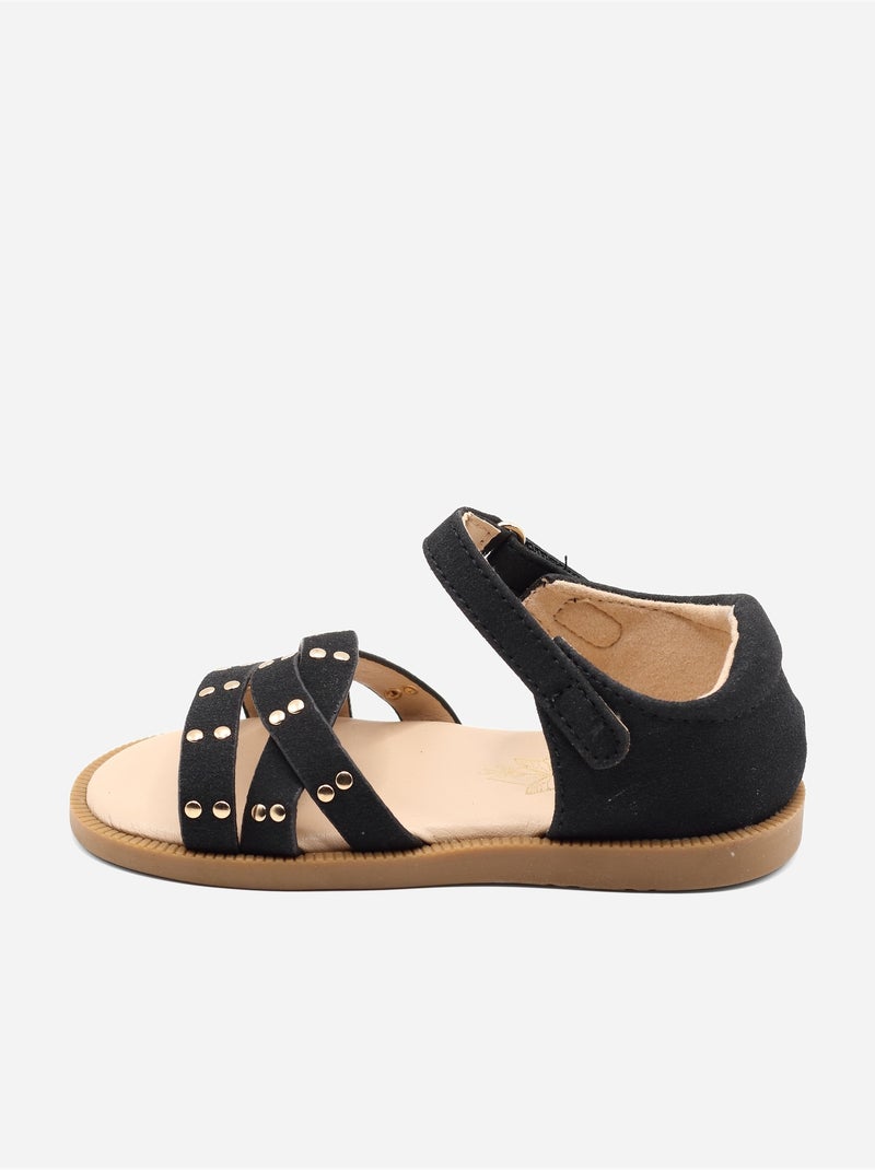 Sandalias para ponerse - Doremi Negro - Kiabi
