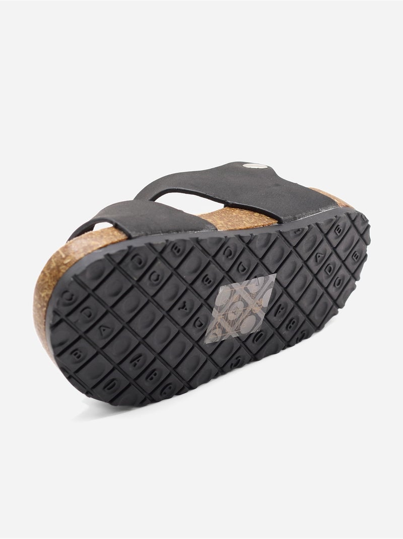 Sandalias para ponerse - Doremi Negro - Kiabi