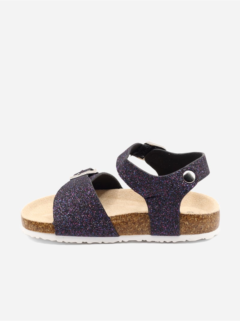 Sandalias para ponerse - Doremi Negro - Kiabi