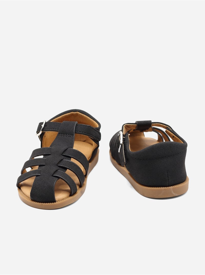 Sandalias para ponerse - Doremi Negro - Kiabi