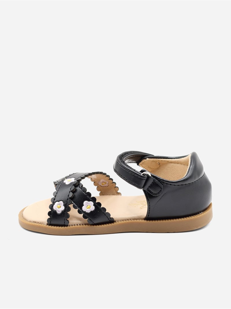 Sandalias para ponerse - Doremi Negro - Kiabi