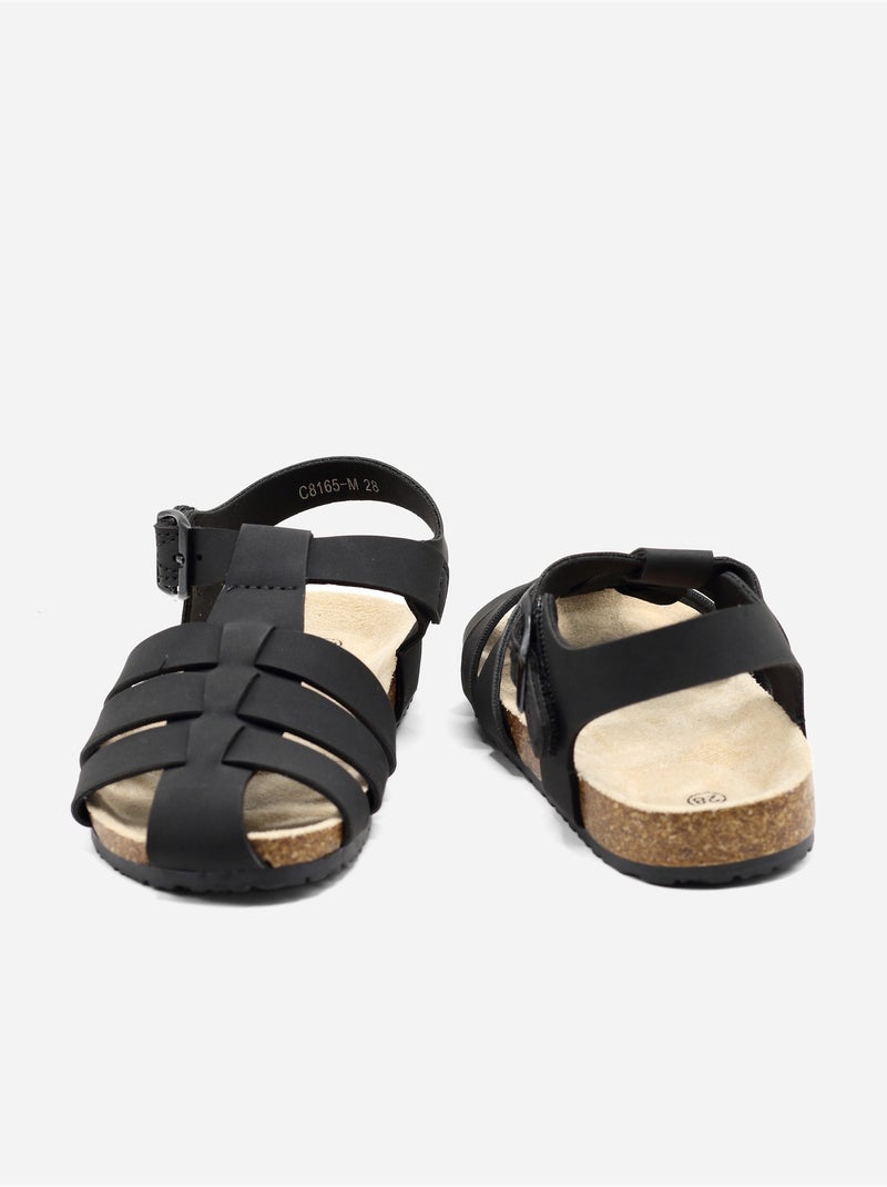 Sandalias para ponerse - Doremi Negro - Kiabi