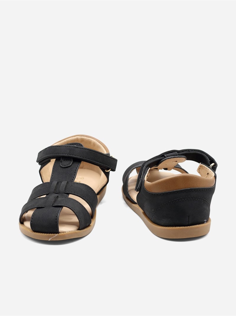 Sandalias para ponerse - Doremi Negro - Kiabi