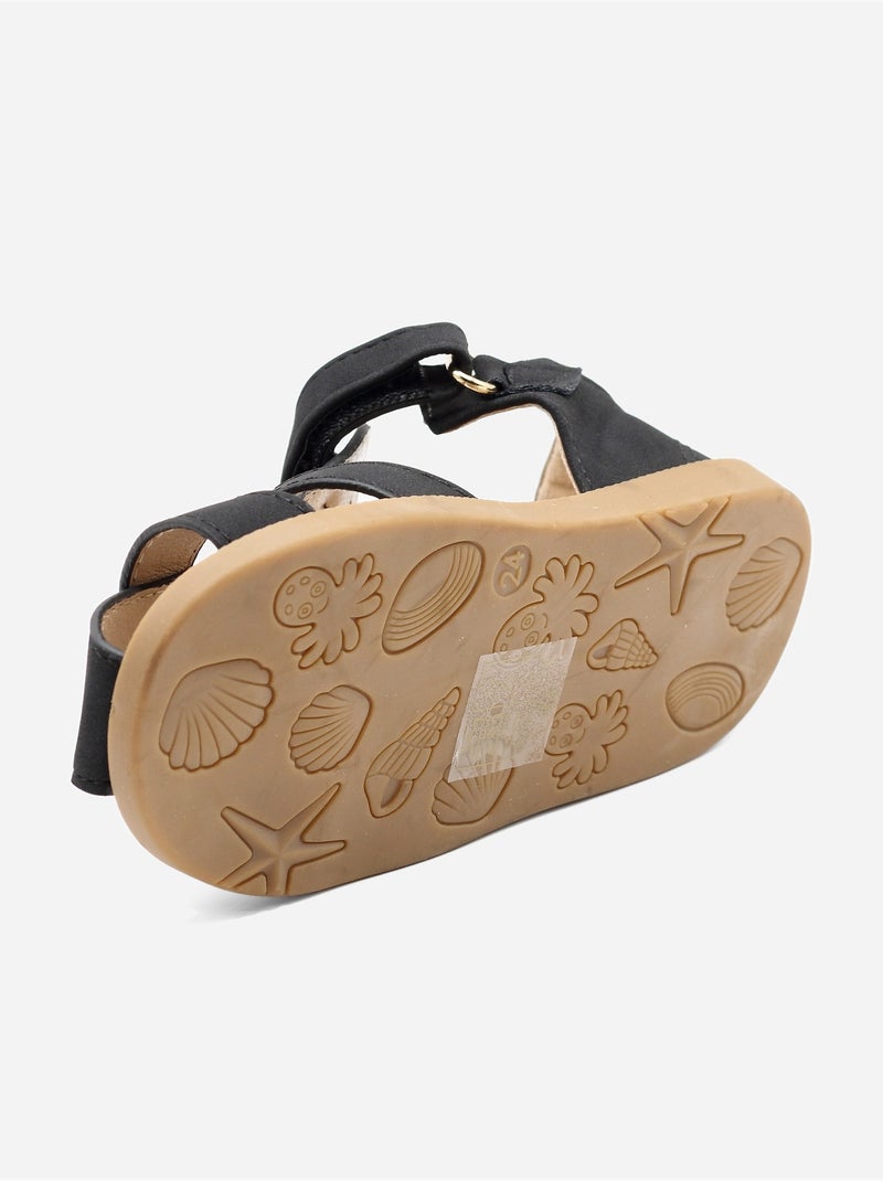 Sandalias para ponerse - Doremi Negro - Kiabi