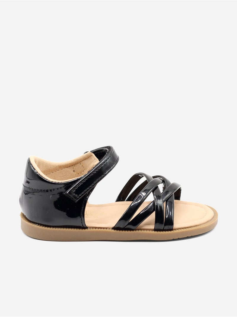 Sandalias para ponerse - Doremi Negro - Kiabi