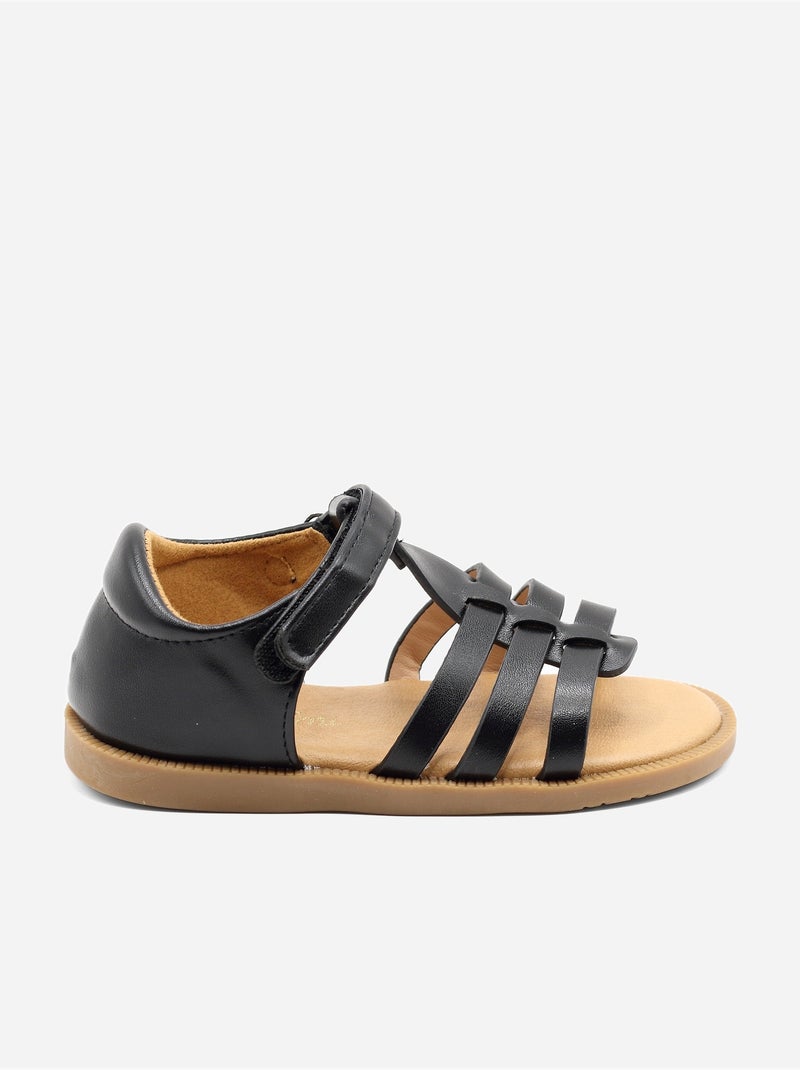 Sandalias para ponerse - Doremi Negro - Kiabi