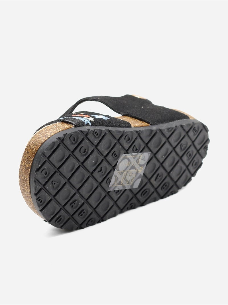 Sandalias para ponerse - Doremi Negro - Kiabi