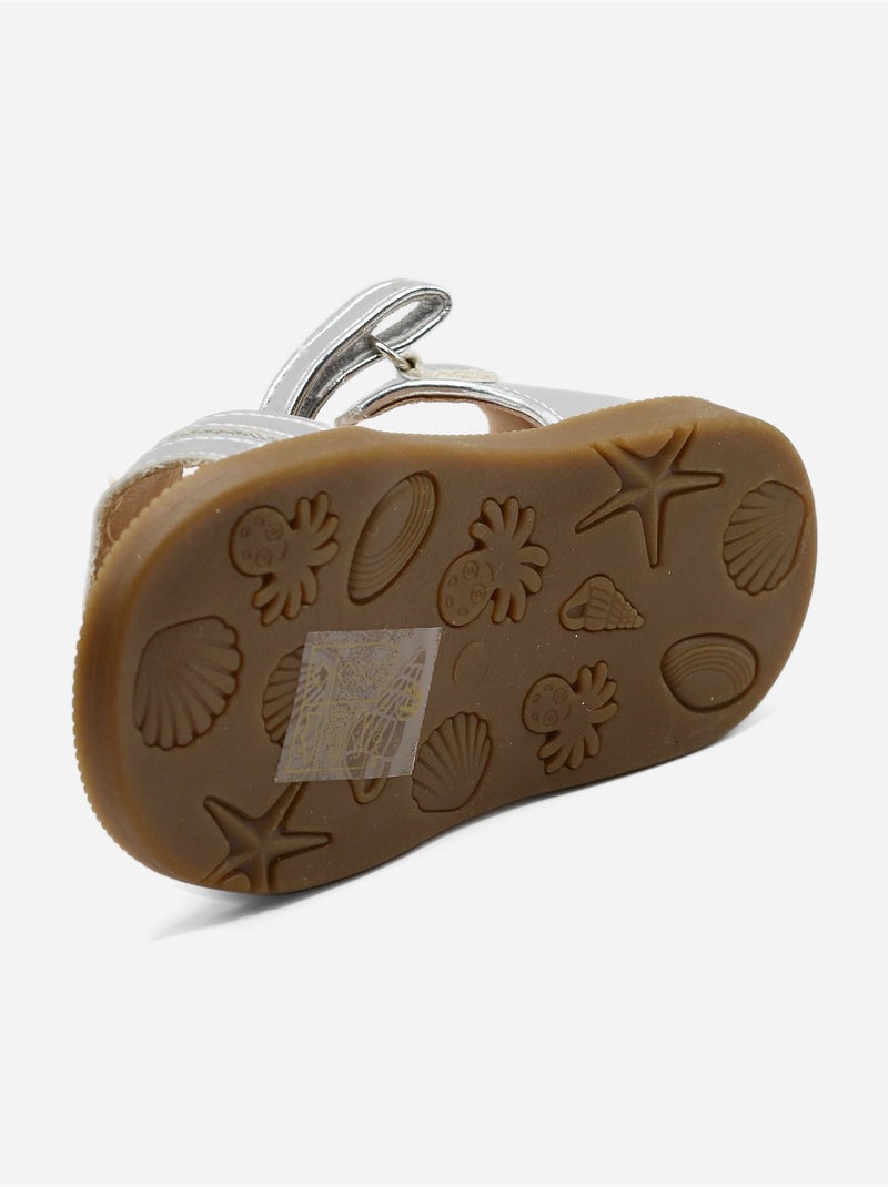 Sandalias para ponerse - Doremi Plata - Kiabi