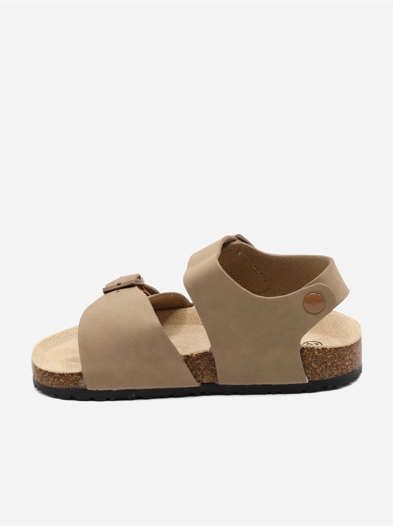 Sandalias para ponerse - Doremi Taupe - Kiabi