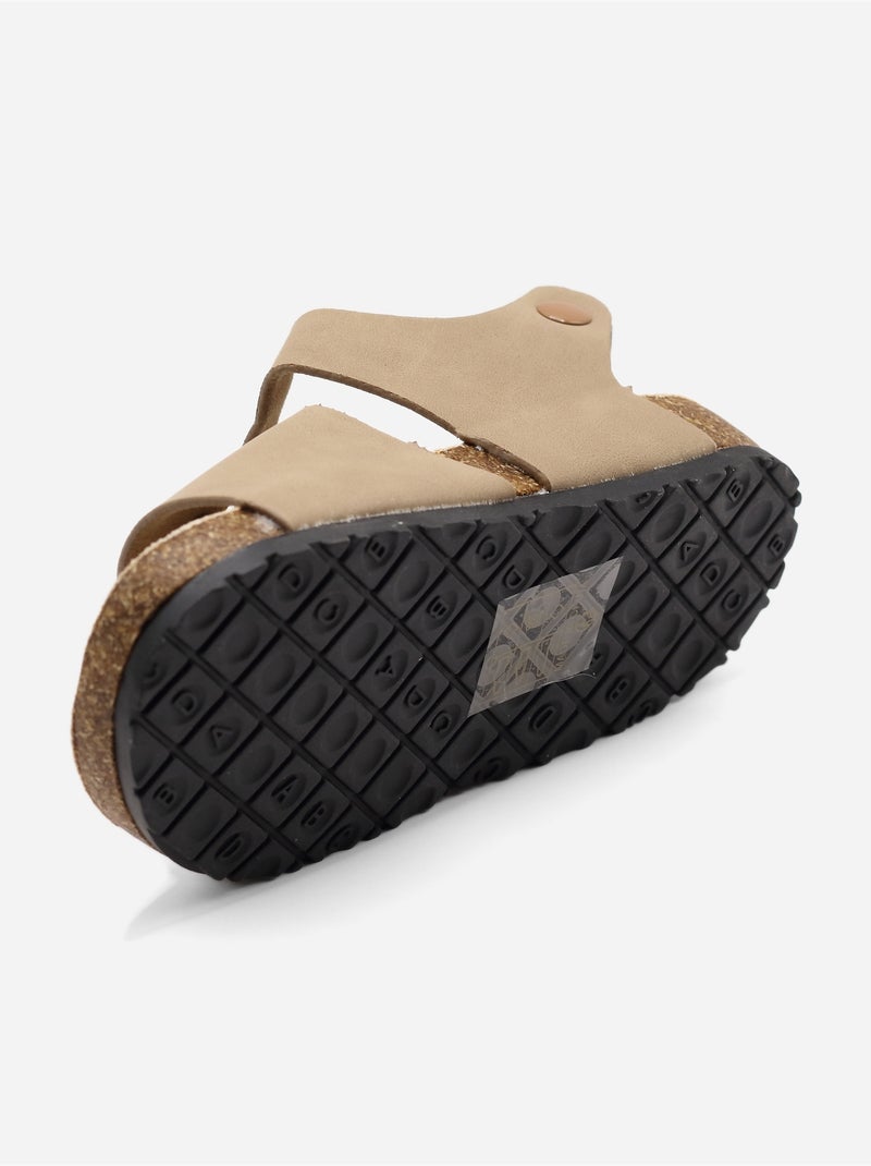 Sandalias para ponerse - Doremi Taupe - Kiabi