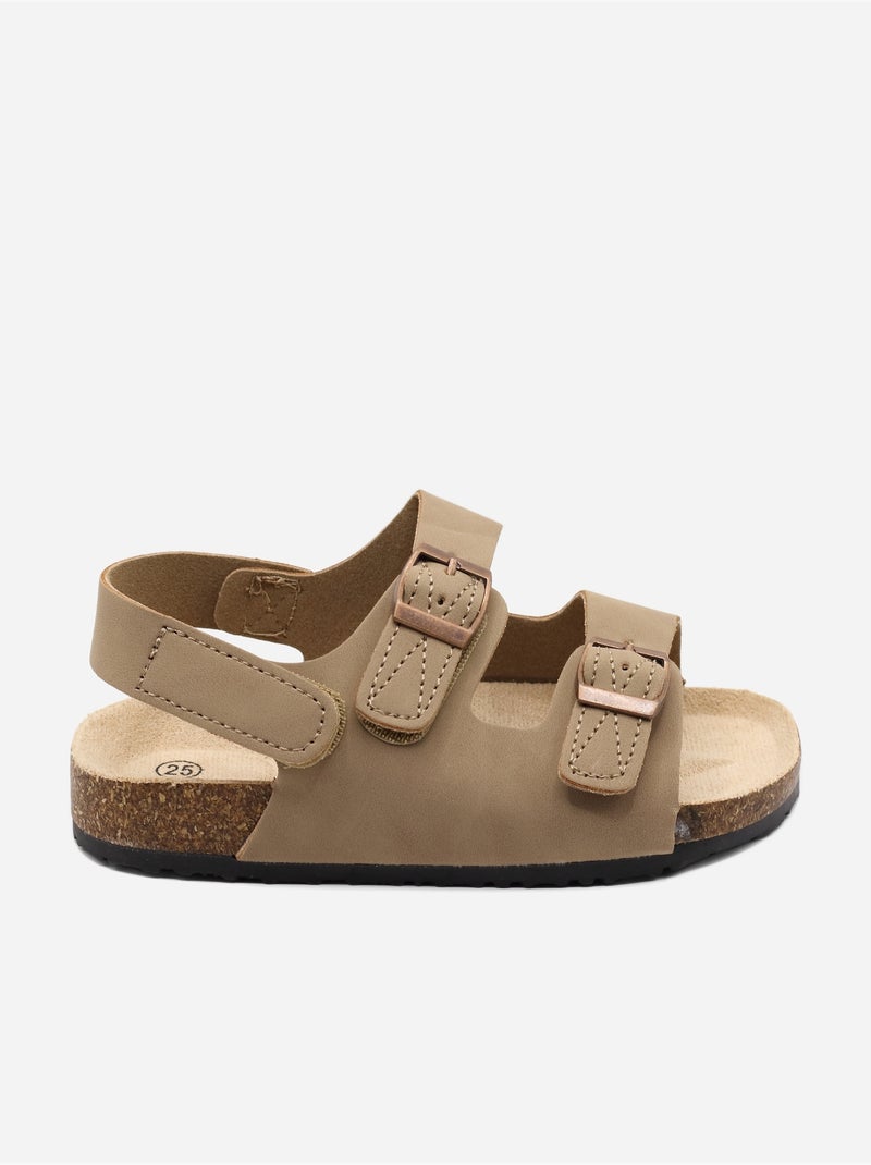 Sandalias para ponerse - Doremi Taupe - Kiabi
