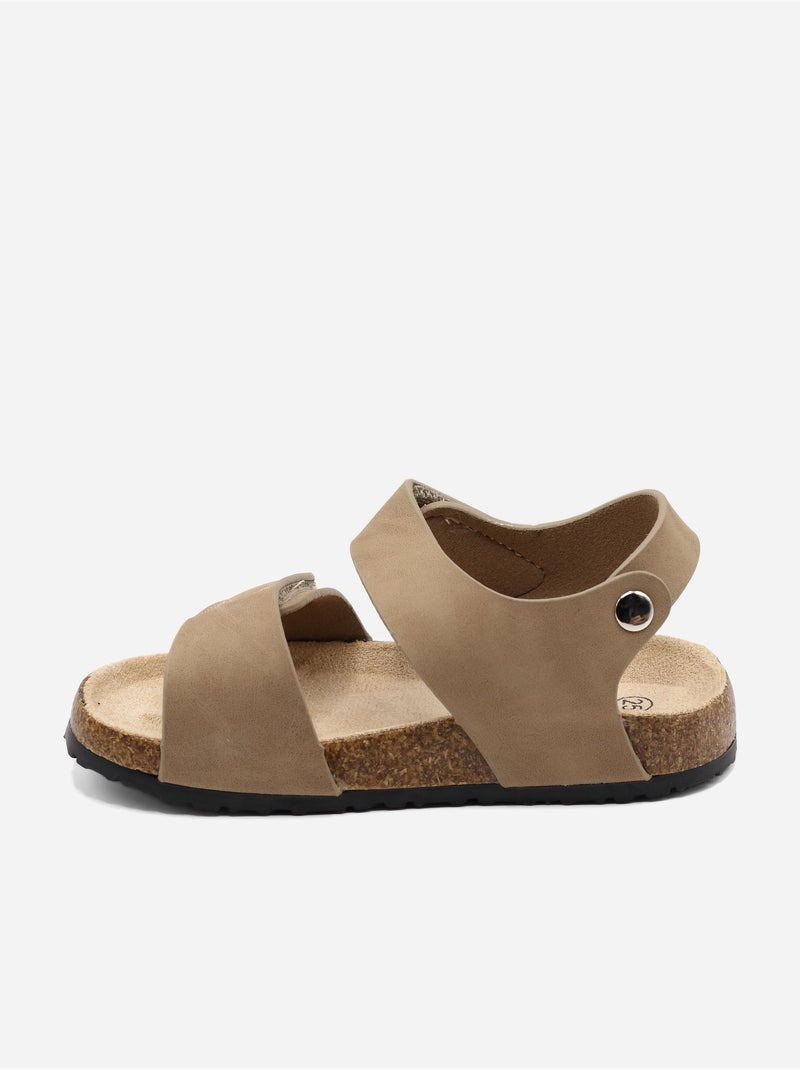 Sandalias para ponerse - Doremi Taupe - Kiabi