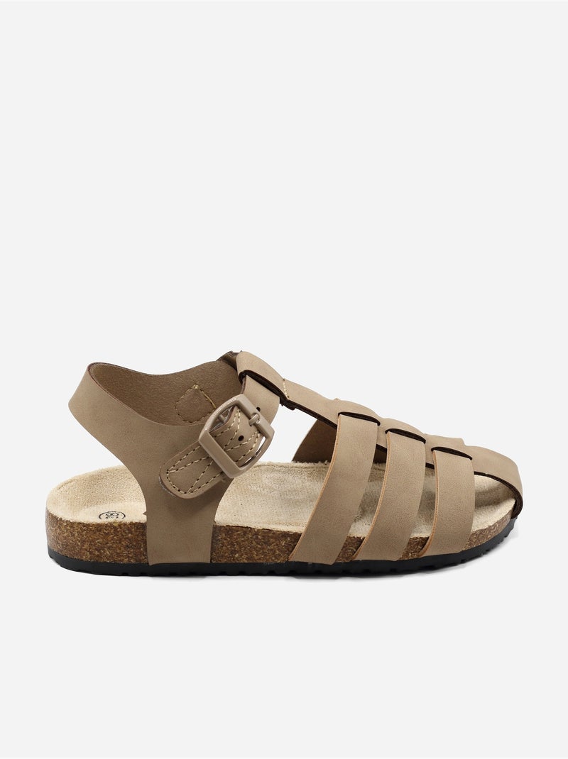 Sandalias para ponerse - Doremi Taupe - Kiabi