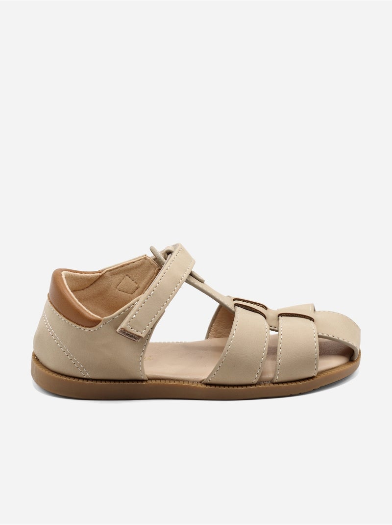 Sandalias para ponerse - Doremi Taupe - Kiabi
