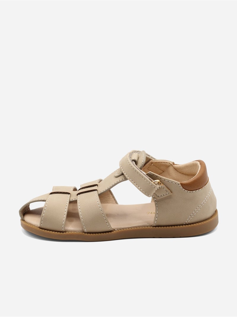 Sandalias para ponerse - Doremi Taupe - Kiabi