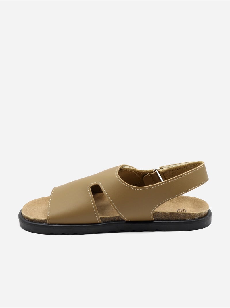 Sandalias para ponerse - Doremi Taupe - Kiabi