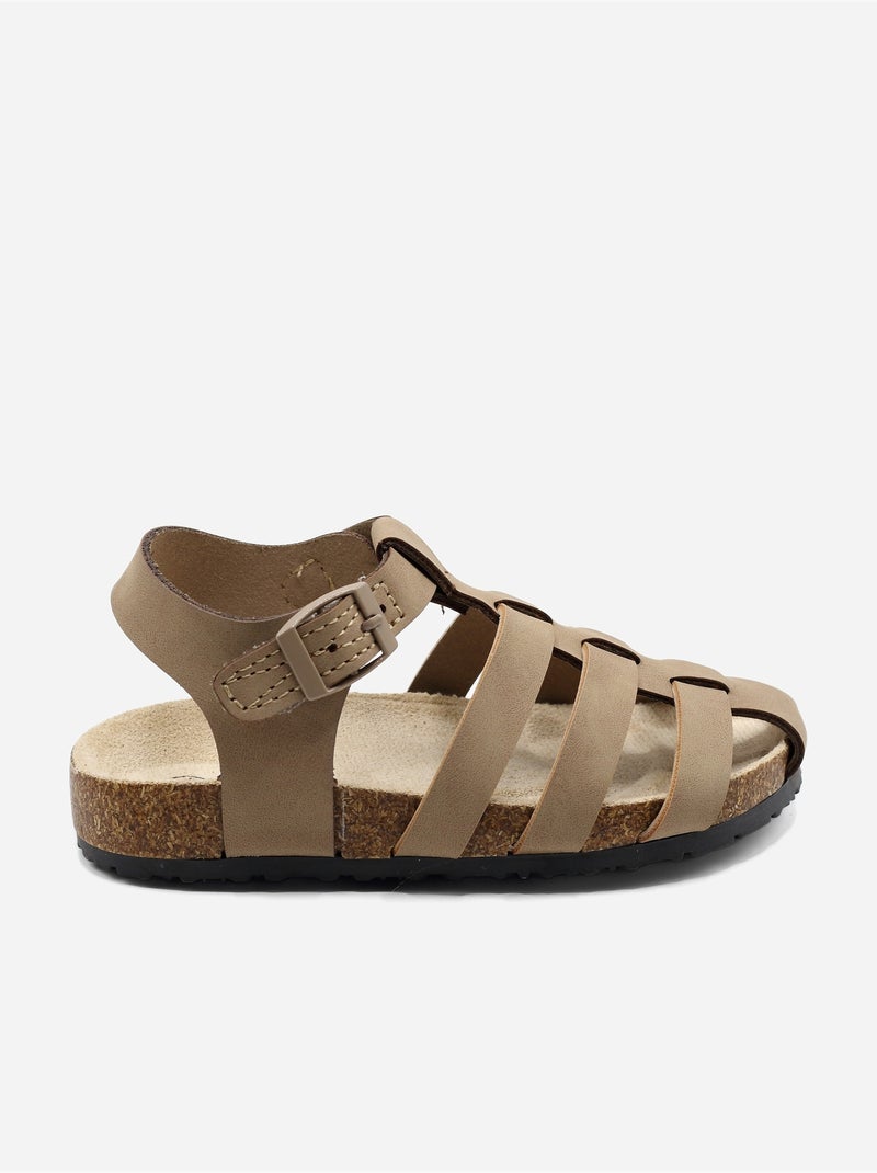 Sandalias para ponerse - Doremi Taupe - Kiabi