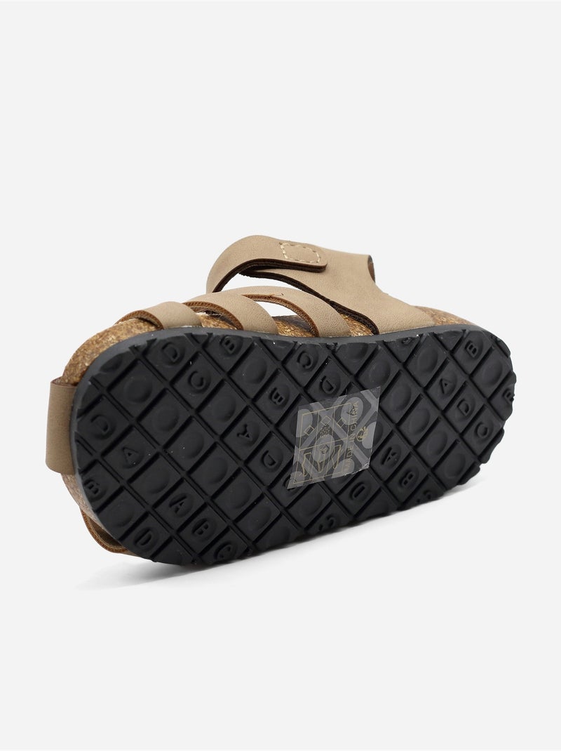 Sandalias para ponerse - Doremi Taupe - Kiabi