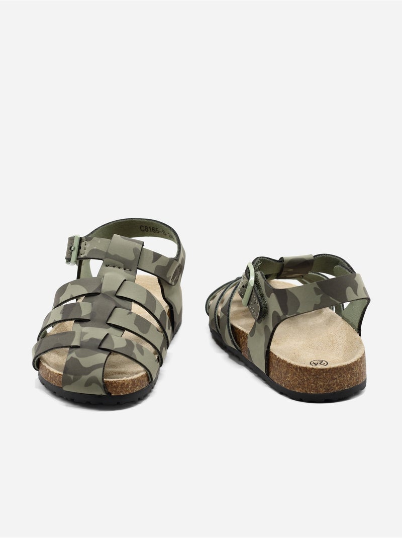 Sandalias para ponerse - Doremi Verde - Kiabi