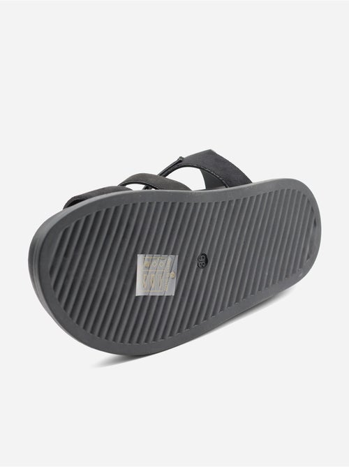 Sandalias planas con efecto ante - Kiabi Sandalias planas con efecto ante - Kiabi