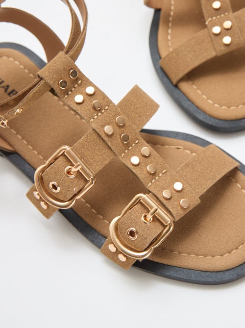 Sandalias planas con tiras - Kiabi