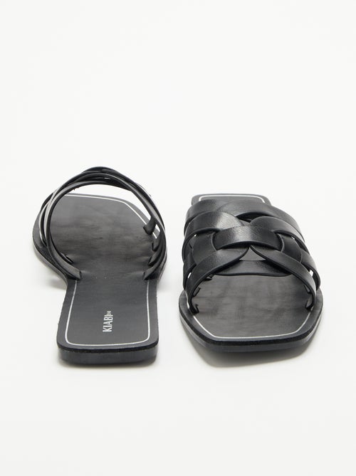 Sandalias planas con tiras cruzadas - Kiabi Sandalias planas con tiras cruzadas - Kiabi