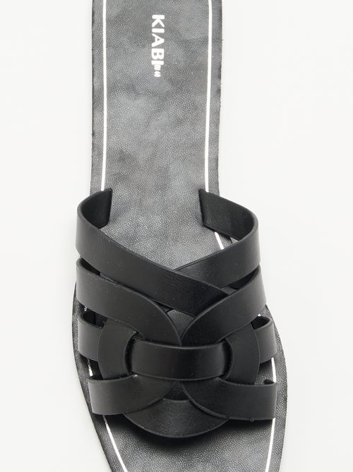 Sandalias planas con tiras cruzadas - Kiabi Sandalias planas con tiras cruzadas - Kiabi