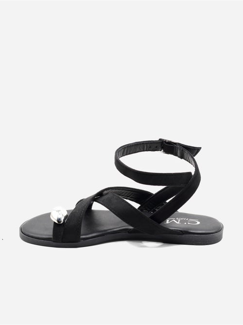 Sandalias planas con tiras cruzadas - Kiabi Sandalias planas con tiras cruzadas - Kiabi