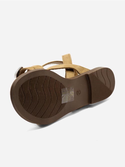 Sandalias planas con tiras cruzadas - Kiabi Sandalias planas con tiras cruzadas - Kiabi