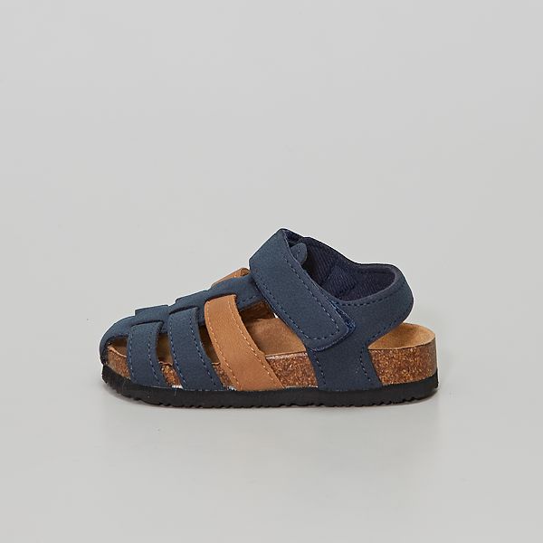 Sandalias planas | Sandalia Ondas Velcro Chocolate Marron | Walk\u0026Fly Mujer  * Dias Asistencias