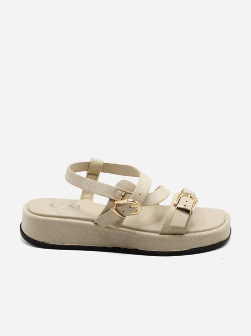 Sandalias planas correa cruzada - Kiabi