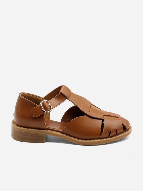 Sandalias planas correa cruzada - Kiabi Sandalias planas correa cruzada - Kiabi