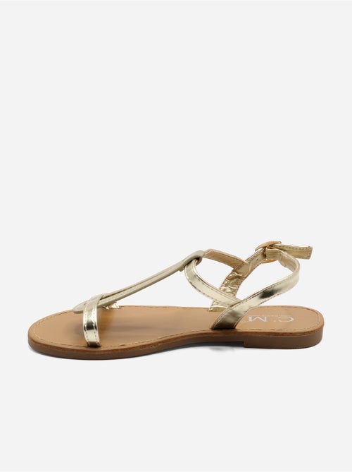Sandalias planas correa cruzada - Kiabi Sandalias planas correa cruzada - Kiabi
