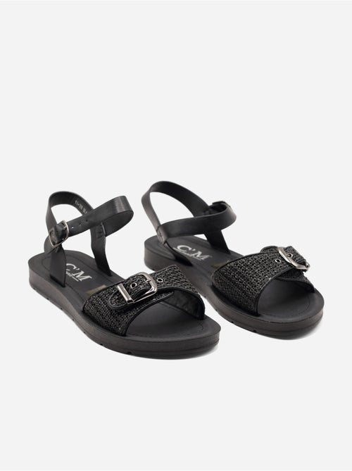 Sandalias planas correa cruzada - Kiabi