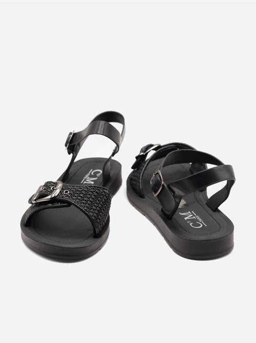 Sandalias planas correa cruzada - Kiabi