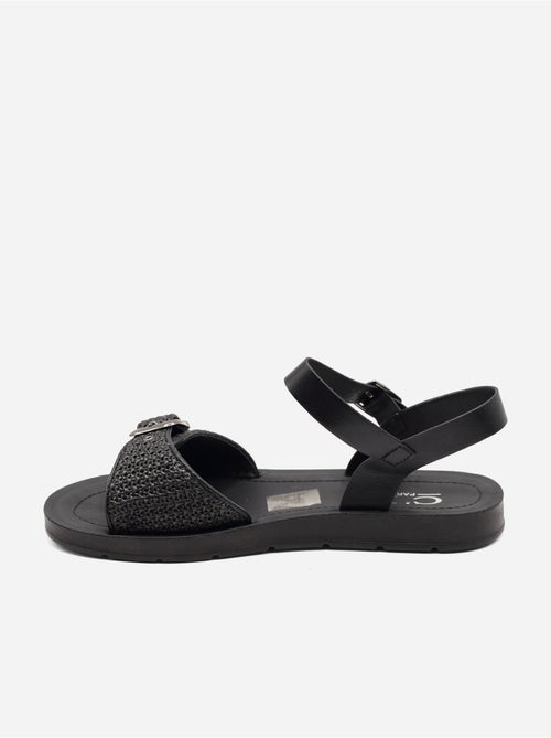Sandalias planas correa cruzada - Kiabi