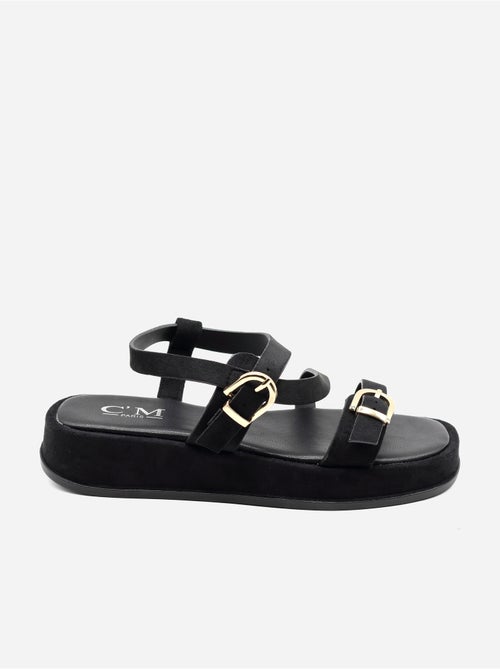 Sandalias planas correa cruzada - Kiabi Sandalias planas correa cruzada - Kiabi