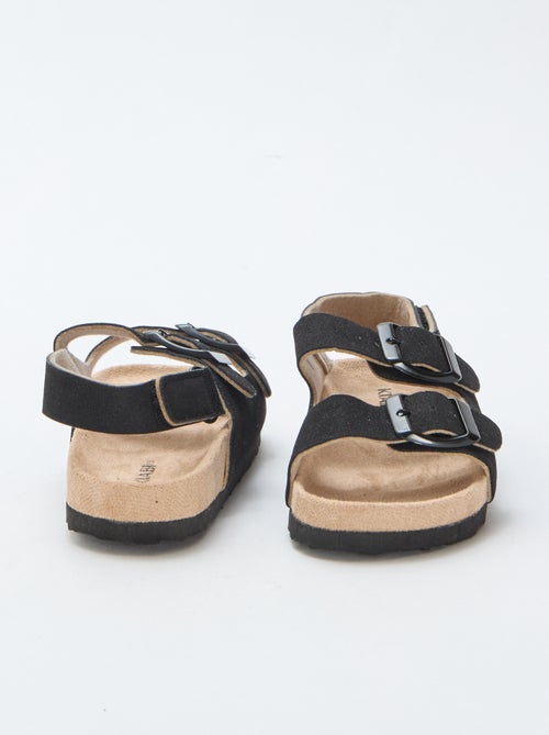 Sandalias planas de ante sintético - Kiabi