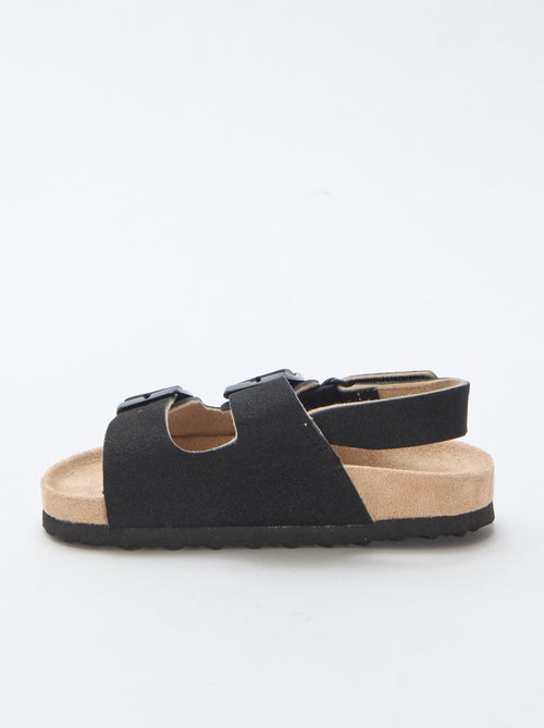 Sandalias planas de ante sintético - Kiabi