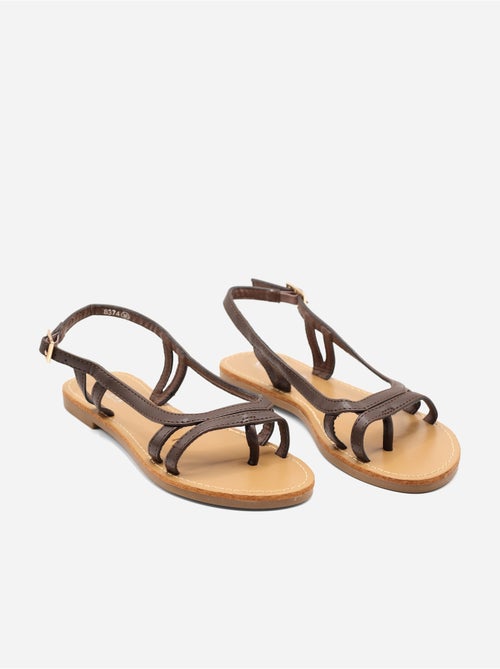 Sandalias planas de diseño delicado - Kiabi Sandalias planas de diseño delicado - Kiabi