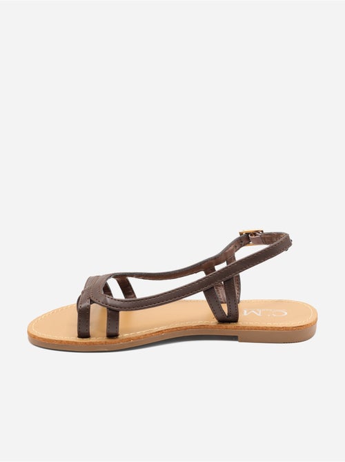 Sandalias planas de diseño delicado - Kiabi Sandalias planas de diseño delicado - Kiabi