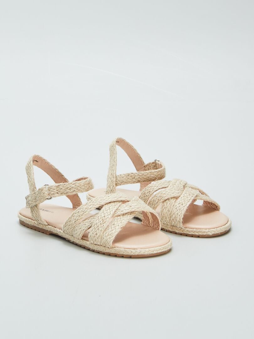 Sandalias Planas Estilo Gladiador Para Mujer Talla 12 - Cómodas, De Material Sintético, Color Según Disponibilidad