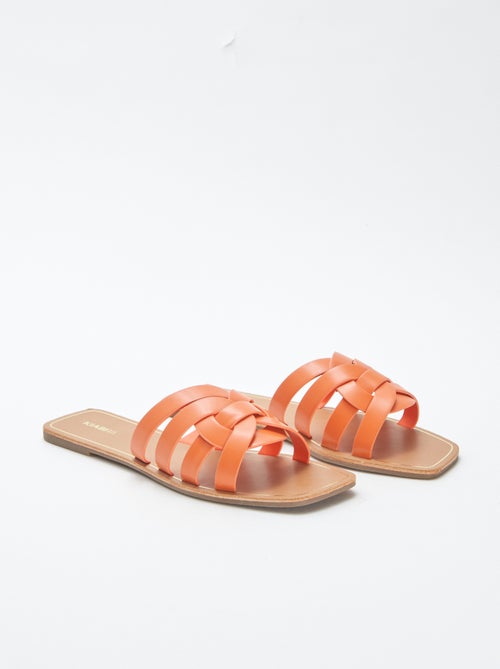 Sandalias planas multitiras - Kiabi