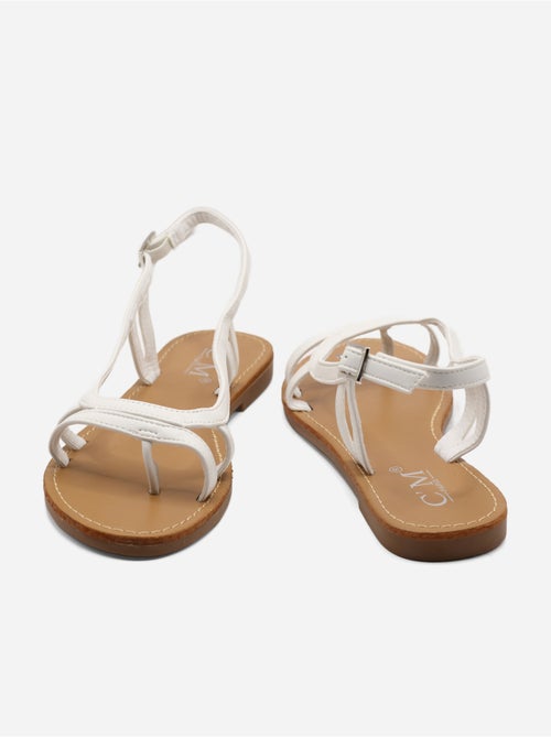 Sandalias planas para ponerse - C M - Kiabi