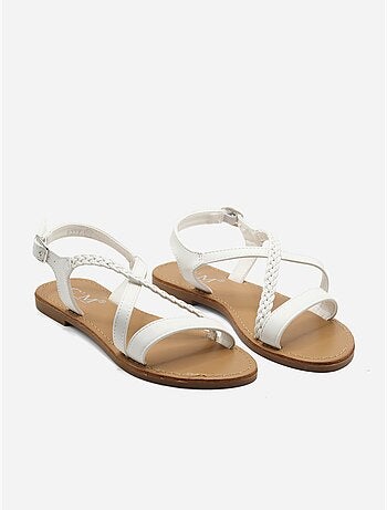 Sandalias planas trenzadas